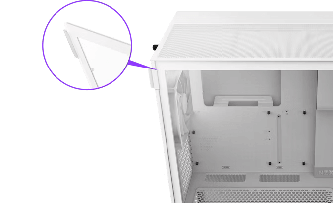 NZXT H5 Flow RGB Matte White (2024) Compact Mid-Tower ATX Airflow Case - All White, 1x F360 RGB Core Fan, 1x F120Q Fan 25 1722897252 h5 flow rgb strong and sleek primary lg