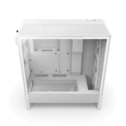 NZXT H5 Flow RGB Matte White (2024) Compact Mid-Tower ATX Airflow Case - All White, 1x F360 RGB Core Fan, 1x F120Q Fan 13 1723066865 h5 flow rgb top white