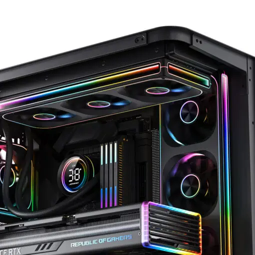 JONSBO TH-240 Black AIO Liquid Cooling - 240mm radiator, Single Frame Unit 2x120mm 3Pin ARGB Fans
