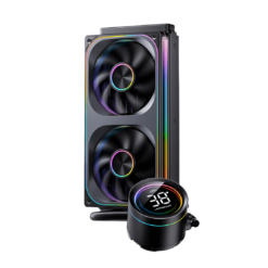 JONSBO TH-240 Black AIO Liquid Cooling - 240mm radiator, Single Frame Unit 2x120mm 3Pin ARGB Fans