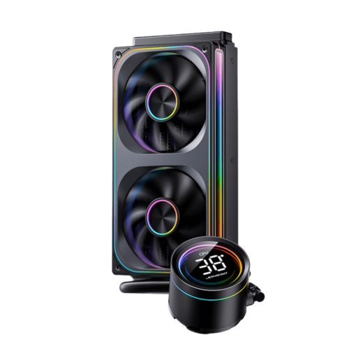 JONSBO TH-240 Black AIO Liquid Cooling - 240mm radiator, Single Frame Unit 2x120mm 3Pin ARGB Fans