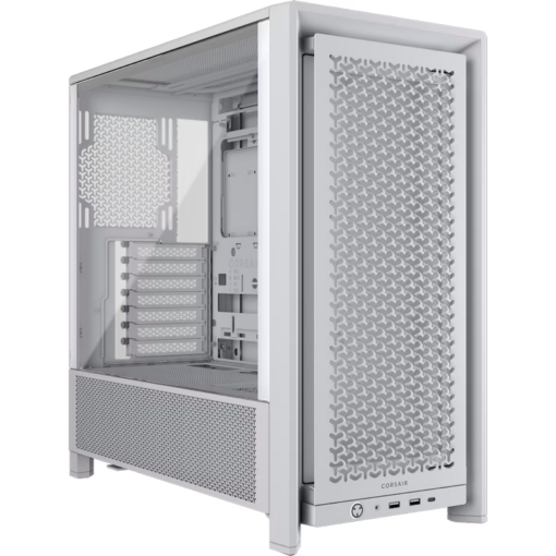 CORSAIR FRAME 4000D White Tempered Glass Modular Mid Tower PC Case