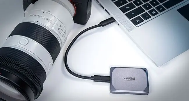 Crucial X9 Pro 4TB Portable SSD (CT4000X9PROSSD9) - Up to 1050MB/s Read, water and dust resistant, USB 3.2 17 Crucial X9 Pro 4TB Portable SSD page 5