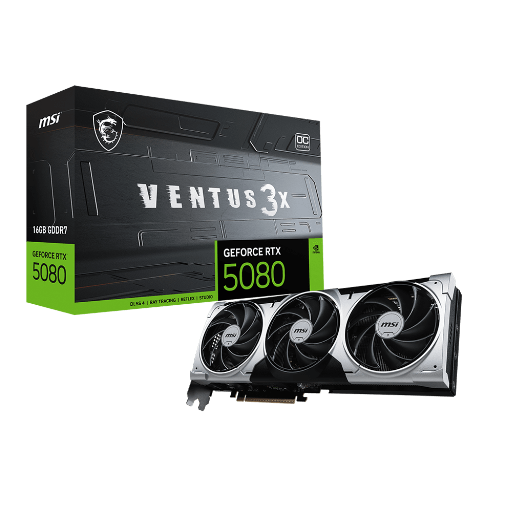 MSI GeForce RTX 5080 16G VENTUS 3X OC PLUS Graphics Card 16 GeForce RTX 5080 16G VENTUS 3X OC PLUS pic 6