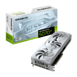 GIGABYTE GeForce RTX 5070Ti EAGLE OC ICE SFF 16G (GV-N507TEAGLEOC ICE-16GD) Graphics Card