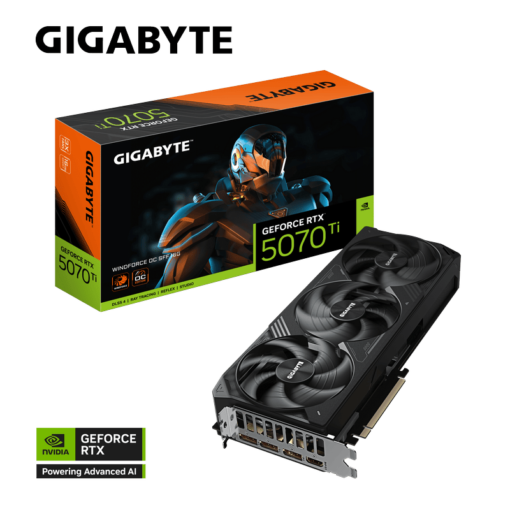 GIGABYTE GeForce RTX 5070Ti WINDFORCE OC SFF 16G (GV-N507TWF3OC-16GD) Graphics Card