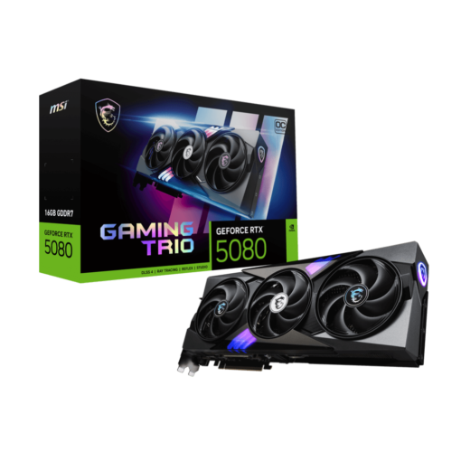 MSI GeForce RTX 5080 16G GAMING TRIO OC Graphics Card