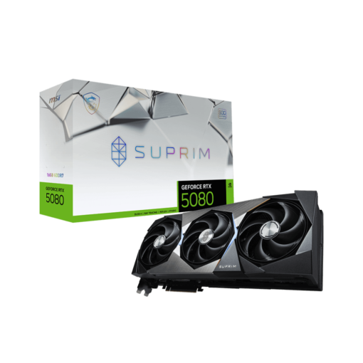 MSI GeForce RTX 5080 16G SUPRIM SOC Graphics Card