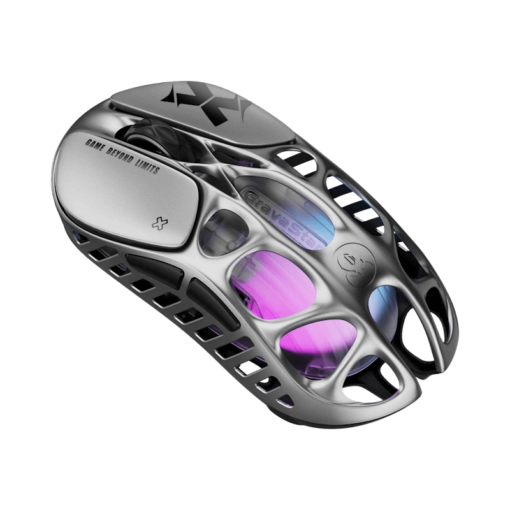 GravaStar Mercury X Wireless Gaming Mouse - 49g, 1000Hz polling rate, Tri-Mode, RGB Lighting