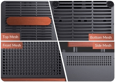 Jonsbo T6 Black iTX Case - Aluminum, Multifunctional Handle, Walnut Panel 30 Jonsbo T6 page pc 6.1