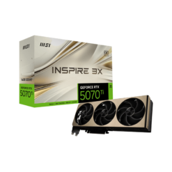 MSI GeForce RTX 5070Ti 16G INSPIRE 3X OC PLUS Graphics Card
