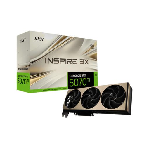 MSI GeForce RTX 5070Ti 16G INSPIRE 3X OC PLUS Graphics Card