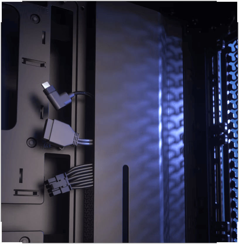 CORSAIR FRAME 5000D RS ARGB Black Modular Mid Tower PC Case - Tempered Glass, 4x RS140 ARGB fans 21