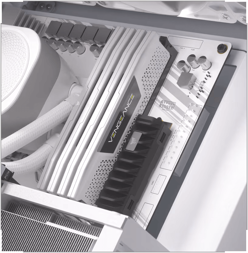 CORSAIR FRAME 4000D RS ARGB White Modular Mid Tower PC Case - Tempered Glass, 3x RS120 ARGB fans 29