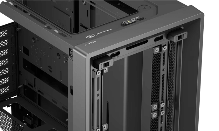 CORSAIR FRAME 4000D Black Tempered Glass Modular Mid Tower PC Case 46
