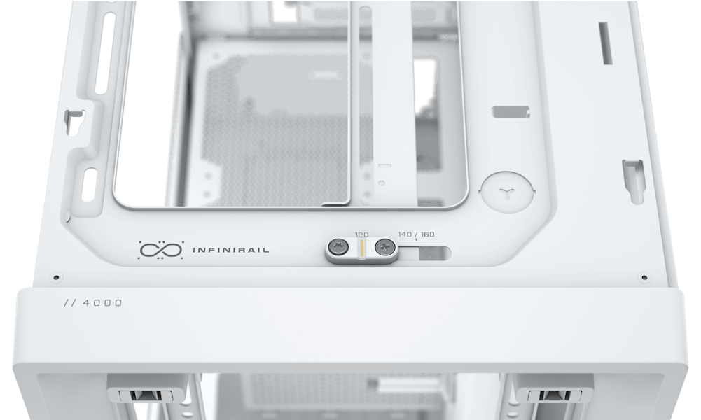 CORSAIR FRAME 4000D White Tempered Glass Modular Mid Tower PC Case 42