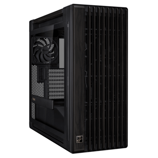 ASUS ProArt PA602 Wood Edition E-ATX PC Case - Black, 420mm radiator, USB 20Gbps support