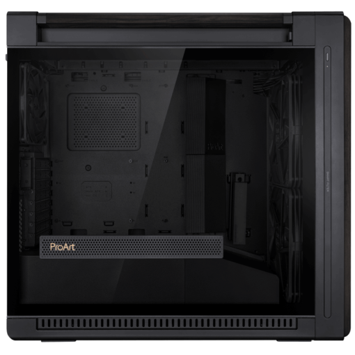 ASUS ProArt PA602 Wood Edition E-ATX PC Case - Black, 420mm radiator, USB 20Gbps support
