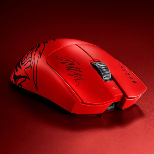 Razer Viper V3 Pro Faker Edition Gaming Mouse - Red, 54g Ultra-Lightweight, 35K Optical Sensor Gen-2, 35K Optical Sensor Gen-2
