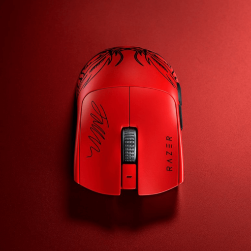 Razer Viper V3 Pro Faker Edition Gaming Mouse - Red, 54g Ultra-Lightweight, 35K Optical Sensor Gen-2, 35K Optical Sensor Gen-2