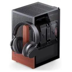 Jonsbo T6 Black iTX Case - Aluminum, Multifunctional Handle, Walnut Panel 10 T6 Black pic 3