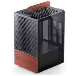 Jonsbo T6 Black iTX Case - Aluminum, Multifunctional Handle, Walnut Panel 13 T6 Black pic 6