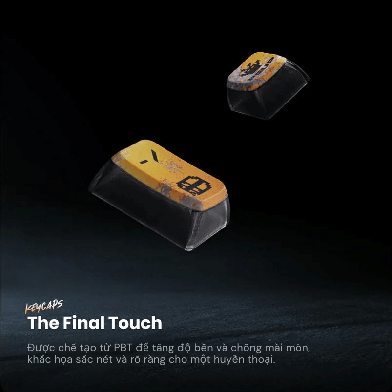 GravaStar Mercury K1 Pro Special Edition - Battle-Worn Yellow Gaming Keyboard 21 gravastar Mercury K1 Pro Battle Worn Yellow gaming enhanced performance 2