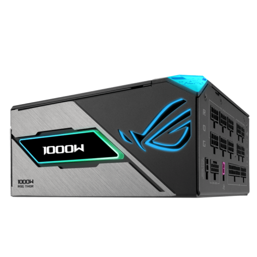 ASUS ROG Thor 1000W Platinum III Gaming PSU (ROG-THOR-1000P3-GAMING) - 1000W, ATX 3.1 compatible, magnetic OLED display, 80 Plus Platinum