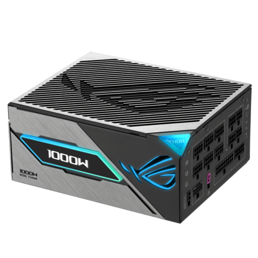 ASUS ROG Thor 1000W Platinum III Gaming PSU (ROG-THOR-1000P3-GAMING) - 1000W, ATX 3.1 compatible, magnetic OLED display, 80 Plus Platinum