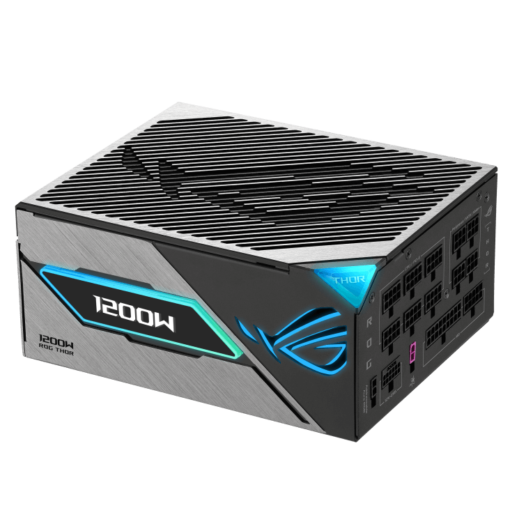 ASUS ROG Thor 1200W Platinum III Gaming PSU (ROG-THOR-1200P3-GAMING) - 1200W, ATX 3.1 compatible, magnetic OLED display, 80 Plus Platinum