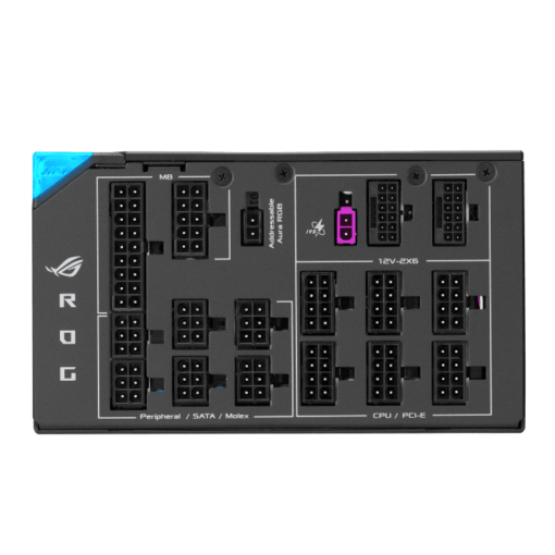 ASUS ROG Thor 1600W Platinum III Gaming PSU (ROG-THOR-1600T3-GAMING) - 1600W, ATX 3.1 compatible, magnetic OLED display, 80 Plus Titanium