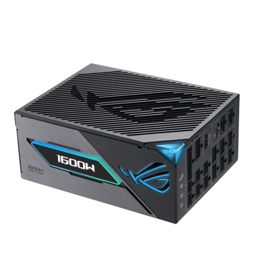 ASUS ROG Thor 1600W Platinum III Gaming PSU (ROG-THOR-1600T3-GAMING) - 1600W, ATX 3.1 compatible, magnetic OLED display, 80 Plus Titanium
