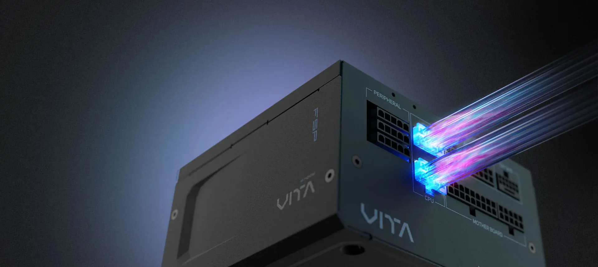 FSP VITA GM 1000W ATX 3.1 PCIe 5.1 Fully modular PSU - 80 Plus Gold 31 s09 bg