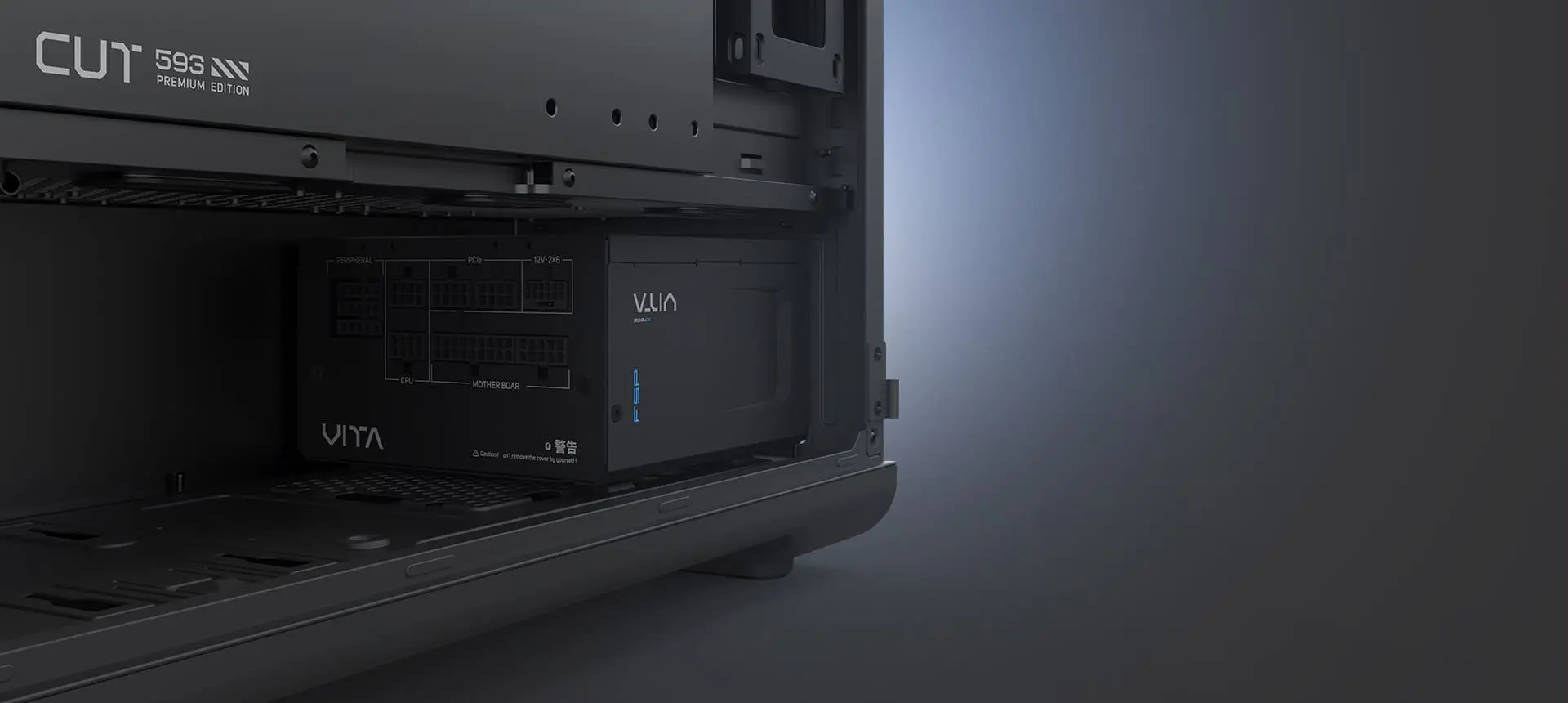 FSP VITA GM 1000W ATX 3.1 PCIe 5.1 Fully modular PSU - 80 Plus Gold 37 s12 bg 1000w