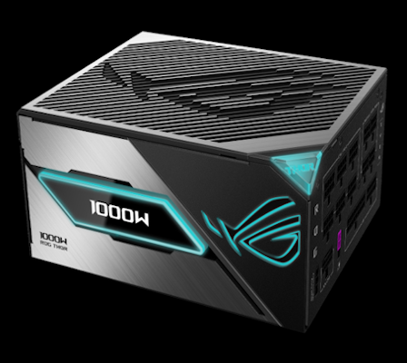 ASUS ROG Thor 1200W Platinum III Gaming PSU (ROG-THOR-1200P3-GAMING) - 1200W, ATX 3.1 compatible, magnetic OLED display, 80 Plus Platinum 44 thor1000 static