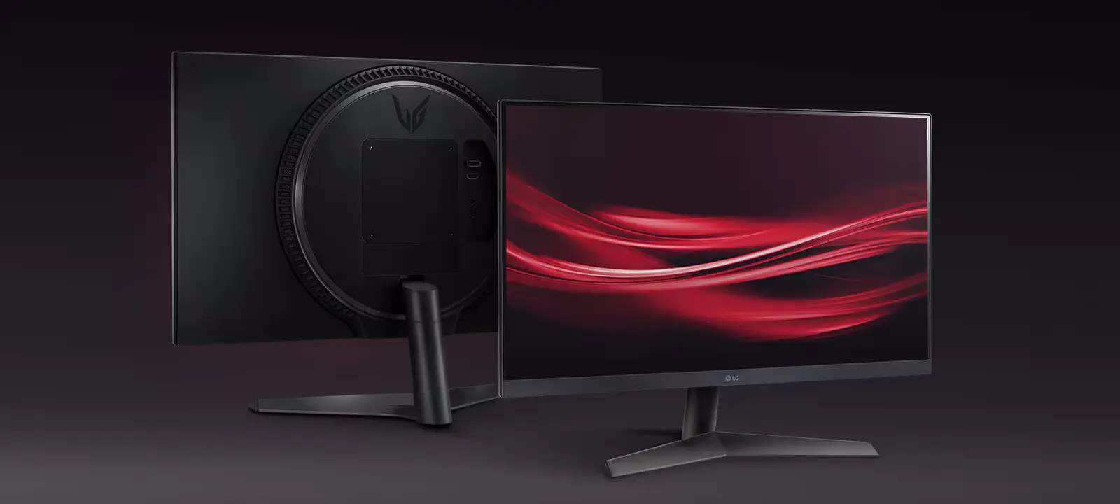 LG Ultragear 24GS60F-B Gaming Monitor - 24 inch FHD (1920x1080), 180Hz 1ms MBR, HDR10, sRGB 99%, IPS 16:9 26 ultragear 24gs60f 06 3 designed for gamer d