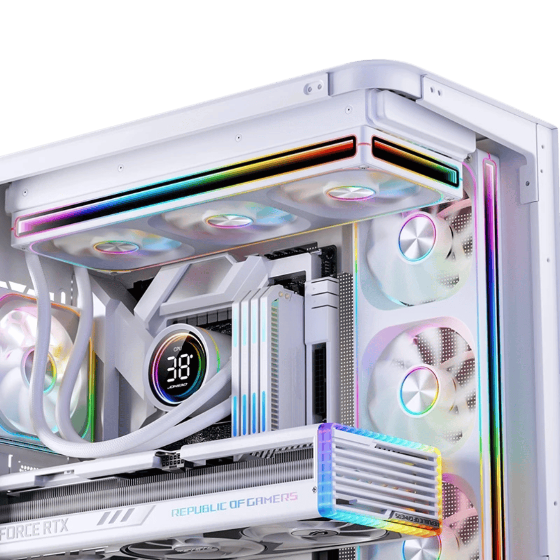 JONSBO TH-360 Black AIO Liquid Cooling - 360mm radiator, Single Frame Unit 3x120mm 3Pin ARGB Fans 40 vn 11134207 7ras8 m4u2hm8z36yr57