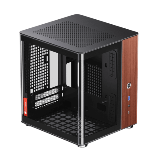JONSBO TK-0 Separated Cabinet ITX Case Mini Tower Case - 270° Dual-Curved Glass