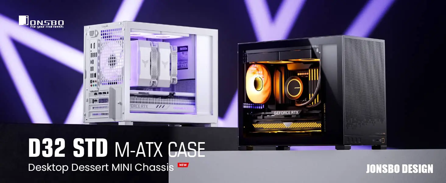 Jonsbo D32 STD White M-ATX Case 26 1