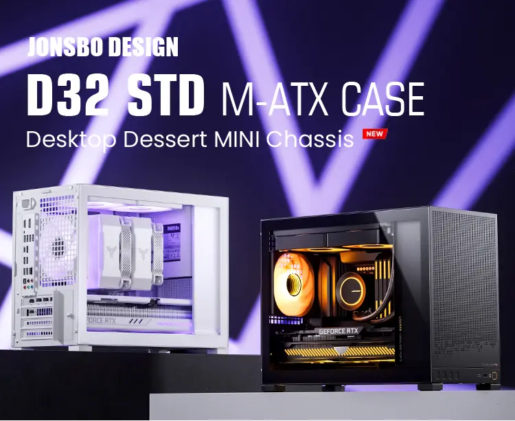 Jonsbo D32 STD White M-ATX Case 27 1mb