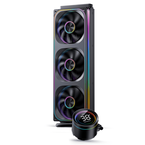 JONSBO TH-360 Black AIO Liquid Cooling - 360mm radiator, Single Frame Unit 3x120mm 3Pin ARGB Fans