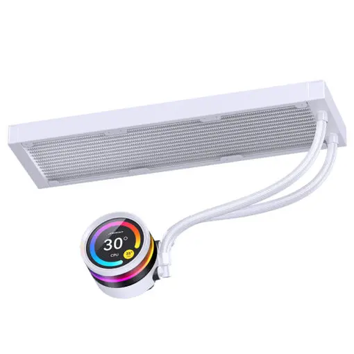 JONSBO TF2-360SC (WN) White AIO Liquid Cooling - 2.1 inches IPS LCD Screen, 360mm radiator