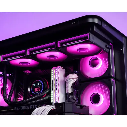 JONSBO TF2-360SC (WN) White AIO Liquid Cooling - 2.1 inches IPS LCD Screen, 360mm radiator