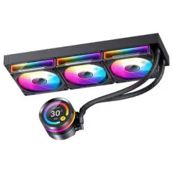 JONSBO TF2-360SC (BI) Black AIO Liquid Cooling - 2.1 inches IPS LCD Screen, 360mm radiator, 3x120mm ARGB Fans 22 202432562746