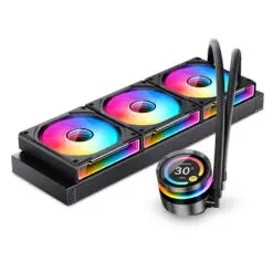 JONSBO TF2-360SC (BI) Black AIO Liquid Cooling - 2.1 inches IPS LCD Screen, 360mm radiator, 3x120mm ARGB Fans 21 202432579249