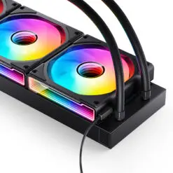 JONSBO TF2-360SC (BI) Black AIO Liquid Cooling - 2.1 inches IPS LCD Screen, 360mm radiator, 3x120mm ARGB Fans 23 202432587537