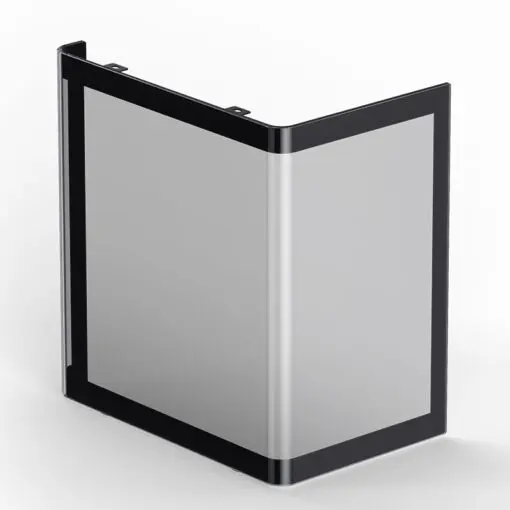 JONSBO TK-0 Separated Cabinet ITX Case Mini Tower Case - 270° Dual-Curved Glass