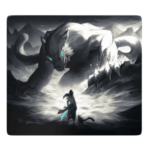 Tekkusai The Beast (500 x 450 x 2.5 mm) Glass Mouse Pad