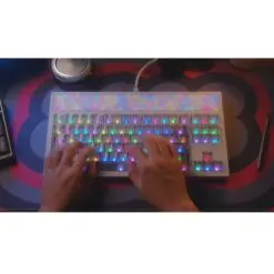 ANGRY MIAO AM Neon 80 Space Silver Base Kit Keyboard - 80%, Leaf Spring Mounting, DIY 389 LEDs 20 7ca46417b06047b3ac148563e05d96d7.thumbnail.0000000000 800x