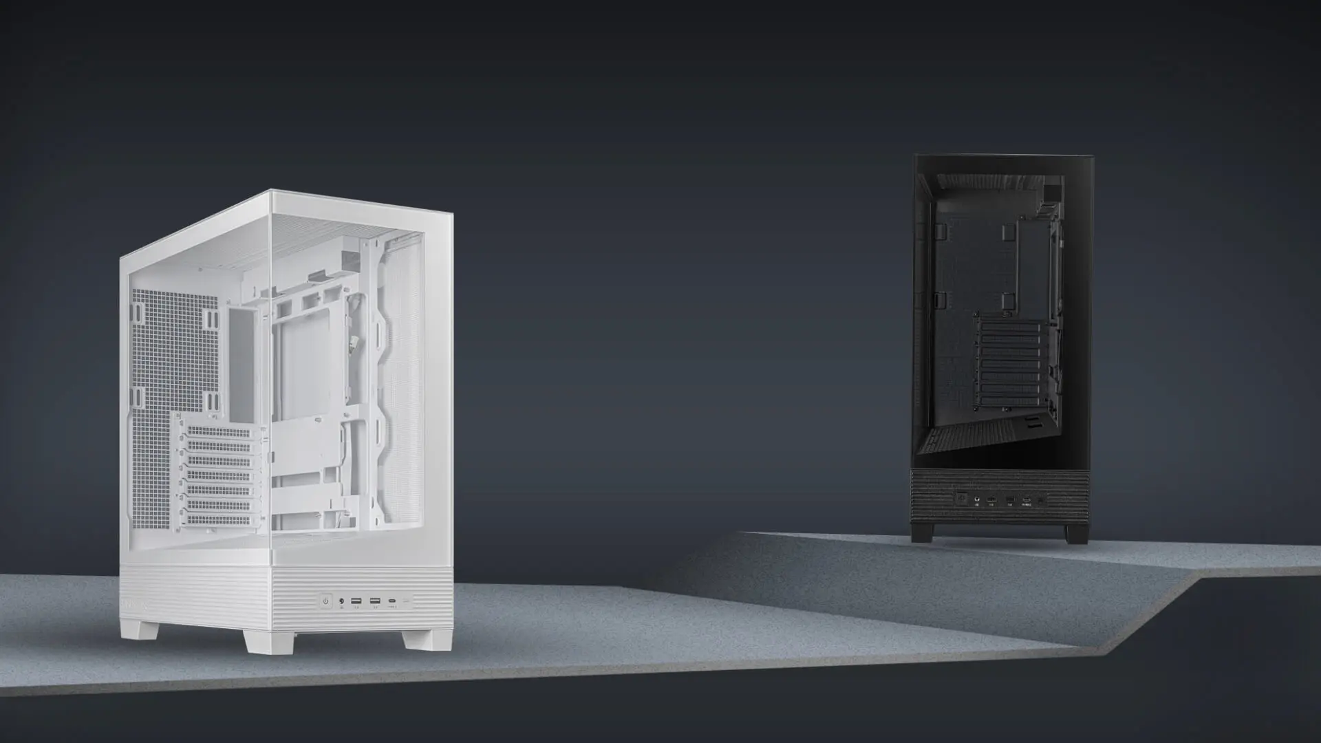 ASUS A31 White ATX Mid-Tower Case - BTF Hidden Connectors, 8° Angled Base, Dual-Sided Tempered Glass 36 ASUS A31